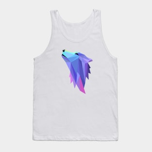 MINIMALIST POLYGON WOLF Tank Top